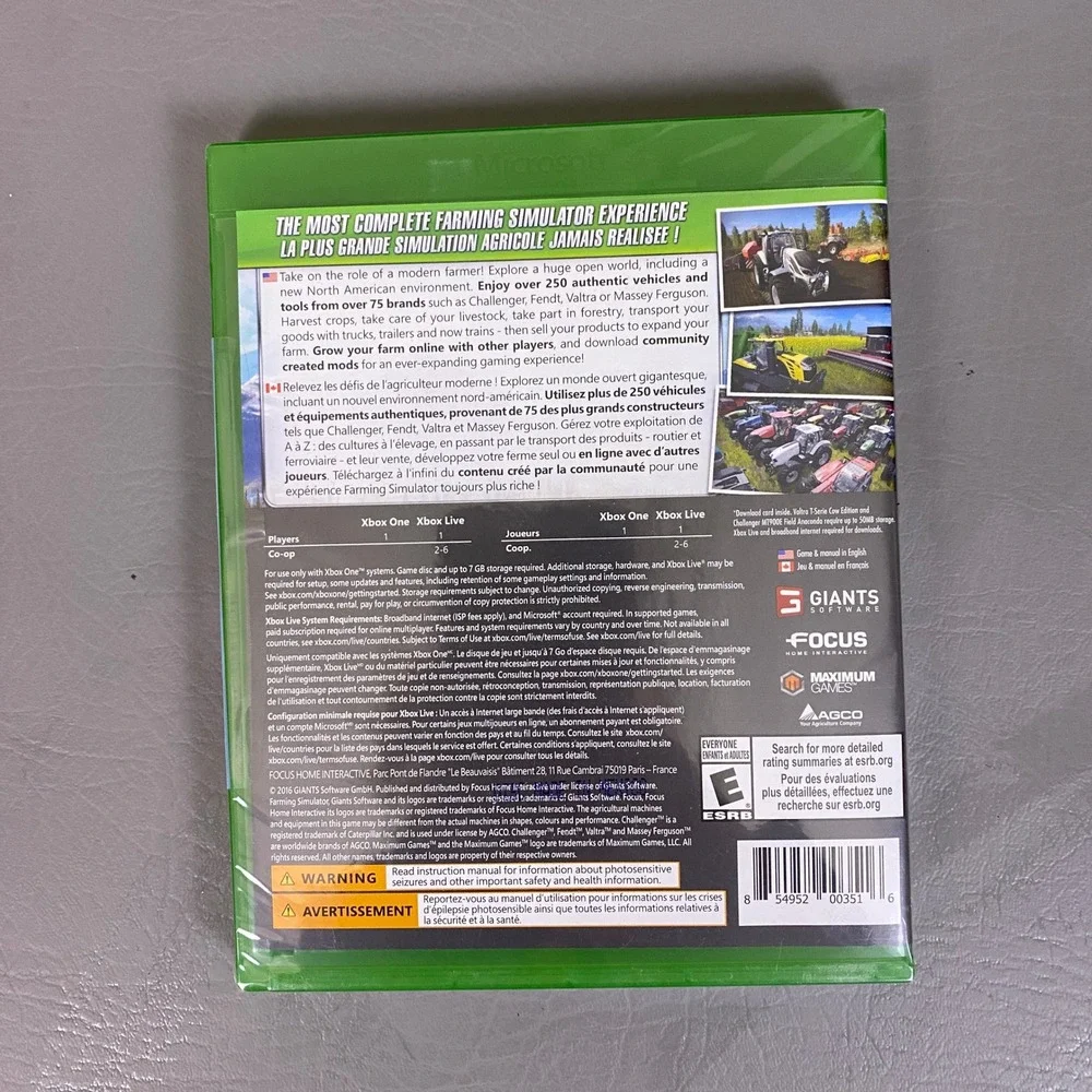Farming Simulator 17 Xbox One Walmart Exclusive Bonus DLC Anaconda‎ Two-Pack NEW